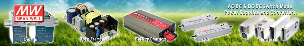 MEAN WELL SWITCH MODE POWER SUPPLIES AND DC-DC CONVERTERS