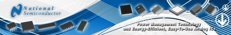 National Semiconductor - power management technology and energy-efficient, easy-to-use analog ICs