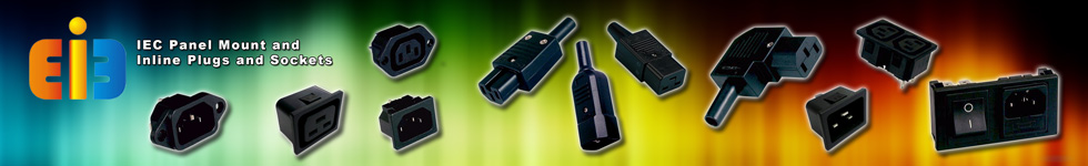 EIE - IEC Planel Mount and inline plugs and sockets