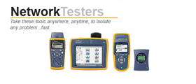 FLUKE NETWORK TESTERS