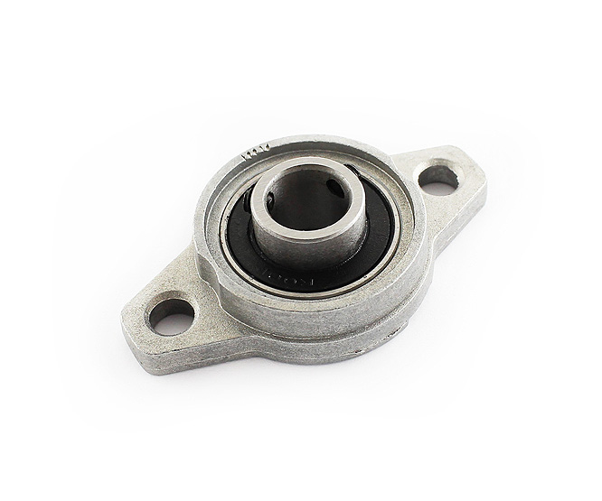 KFL005 - ROUND RAIL ROTARY BEARING - FLANGE MOUNT [KFL005], ID:25mm