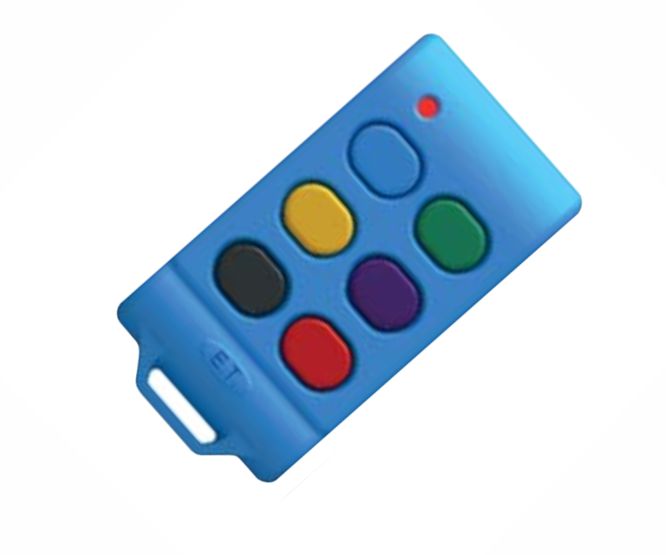01224-000 TX6-RC - TX 6 BUTTON ROLLING CODE 433MHZ/434MHZ REMOTE