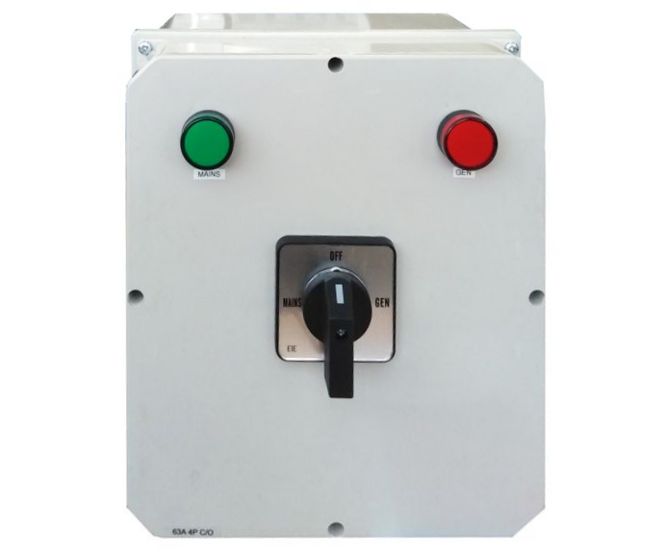 Other Electronic Components & Equipment CHANGE OVER SWITCH 4POLE PVC