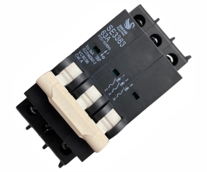 Other Electronic Components & Equipment MCB / CIRCUIT BREAKER 63A 3KA